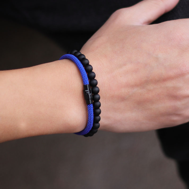 Men Accessories Kit - 2Pcs/Set Cool Motorcycle Accessories Bracelet For