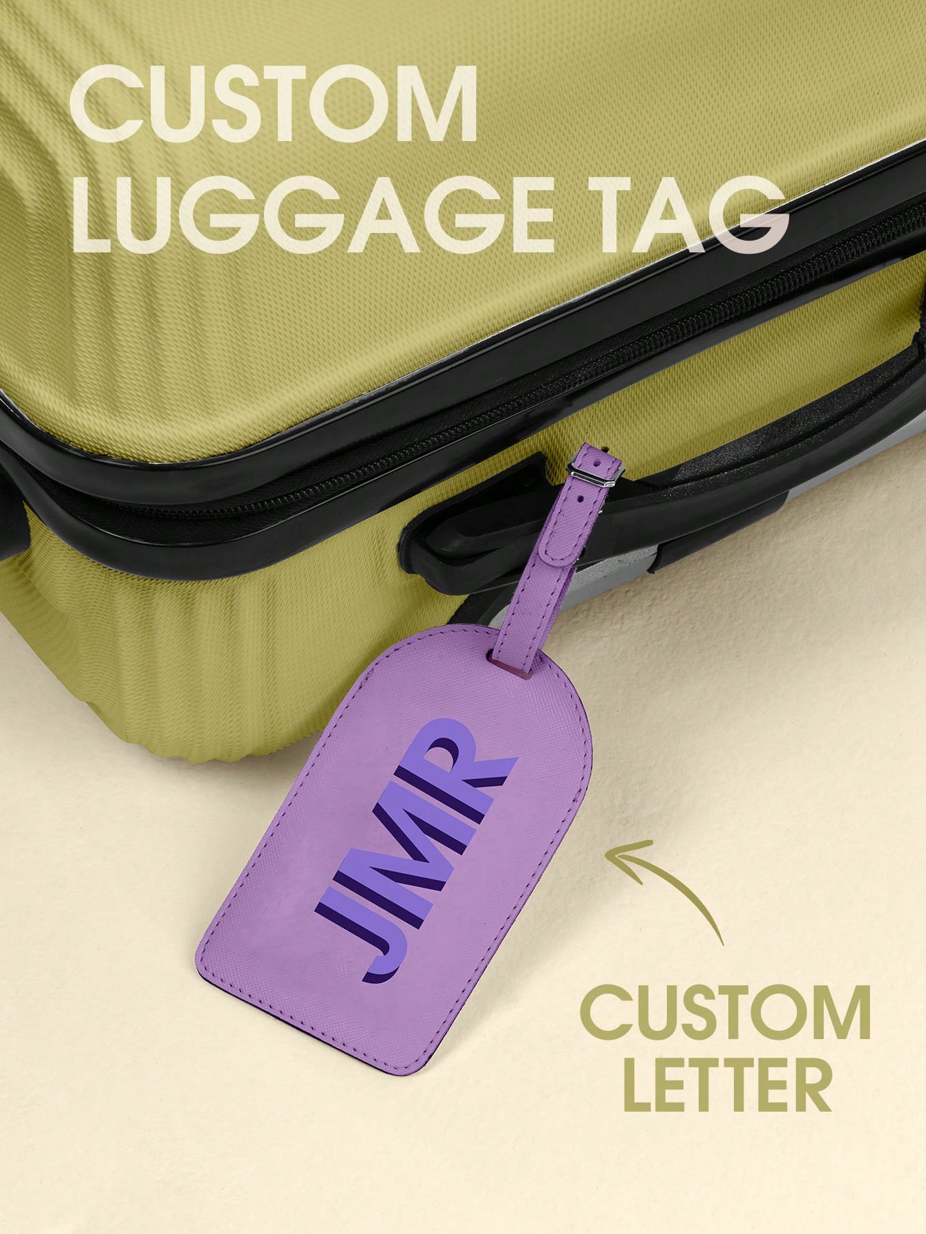Personalized Initial Luggage T - Men Accessories For Travel ulasan dan harga