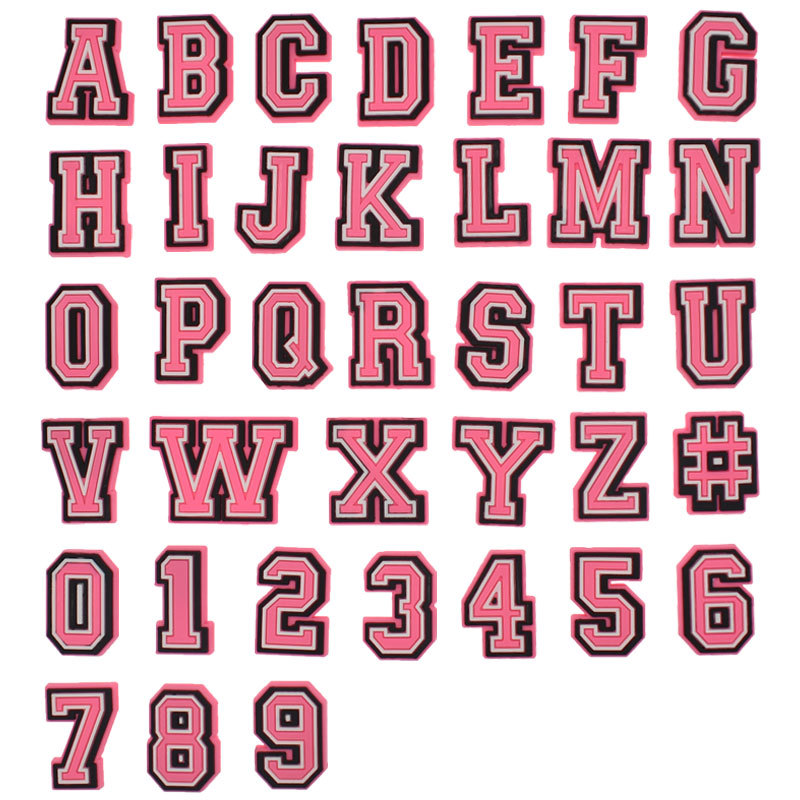 Pink Letter Shoe Charms for Cr - Men'S Accessories Crocs ulasan dan harga