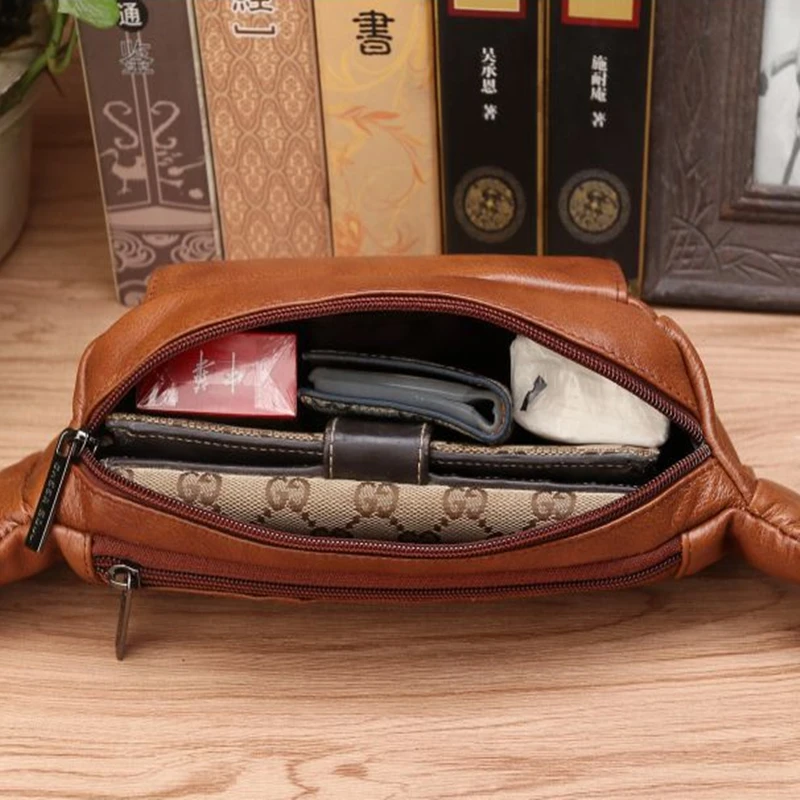 Men Genuine Leather Belt Waist - Men Accessories For Travel ulasan dan harga