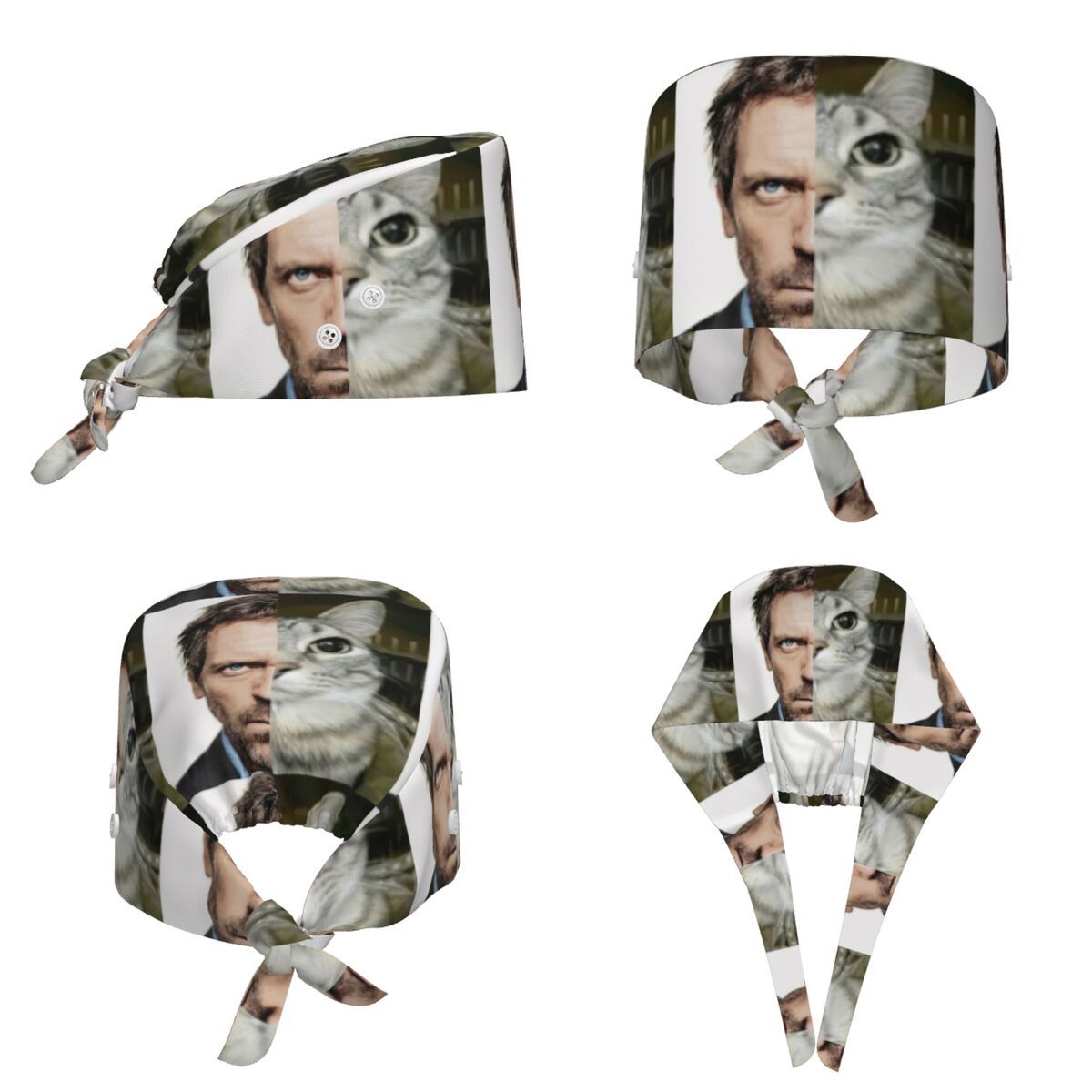House MD Cat Meme Scrub Hat Do - Men Accessories H&M ulasan dan harga
