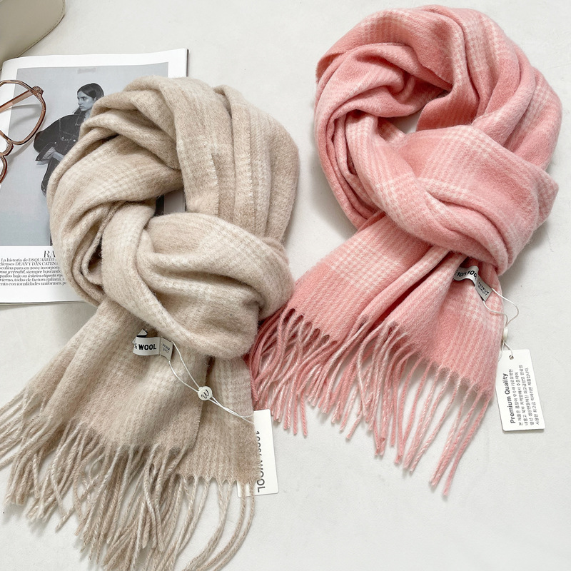 Winter Warm 100% Pure Wool Sca - Men Accessories For Travel ulasan dan harga