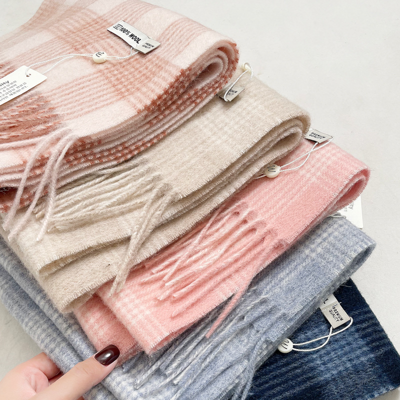 Winter Warm 100% Pure Wool Sca - Men Accessories For Travel ulasan dan harga