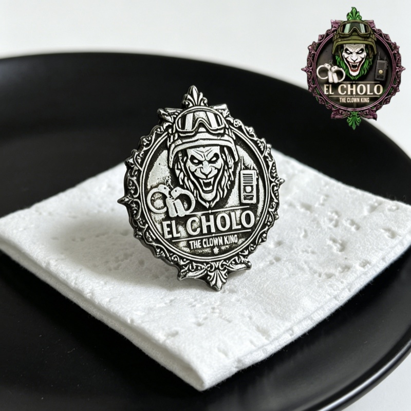 Custom Clown Logo Brooch Perso - Men Accessories Brooch ulasan dan harga
