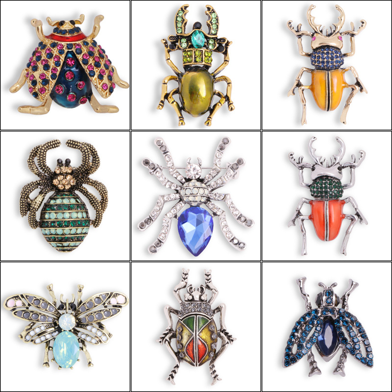 Hot sale punk insect luxury br - Men'S Accessories Jewelry Sale ulasan dan harga