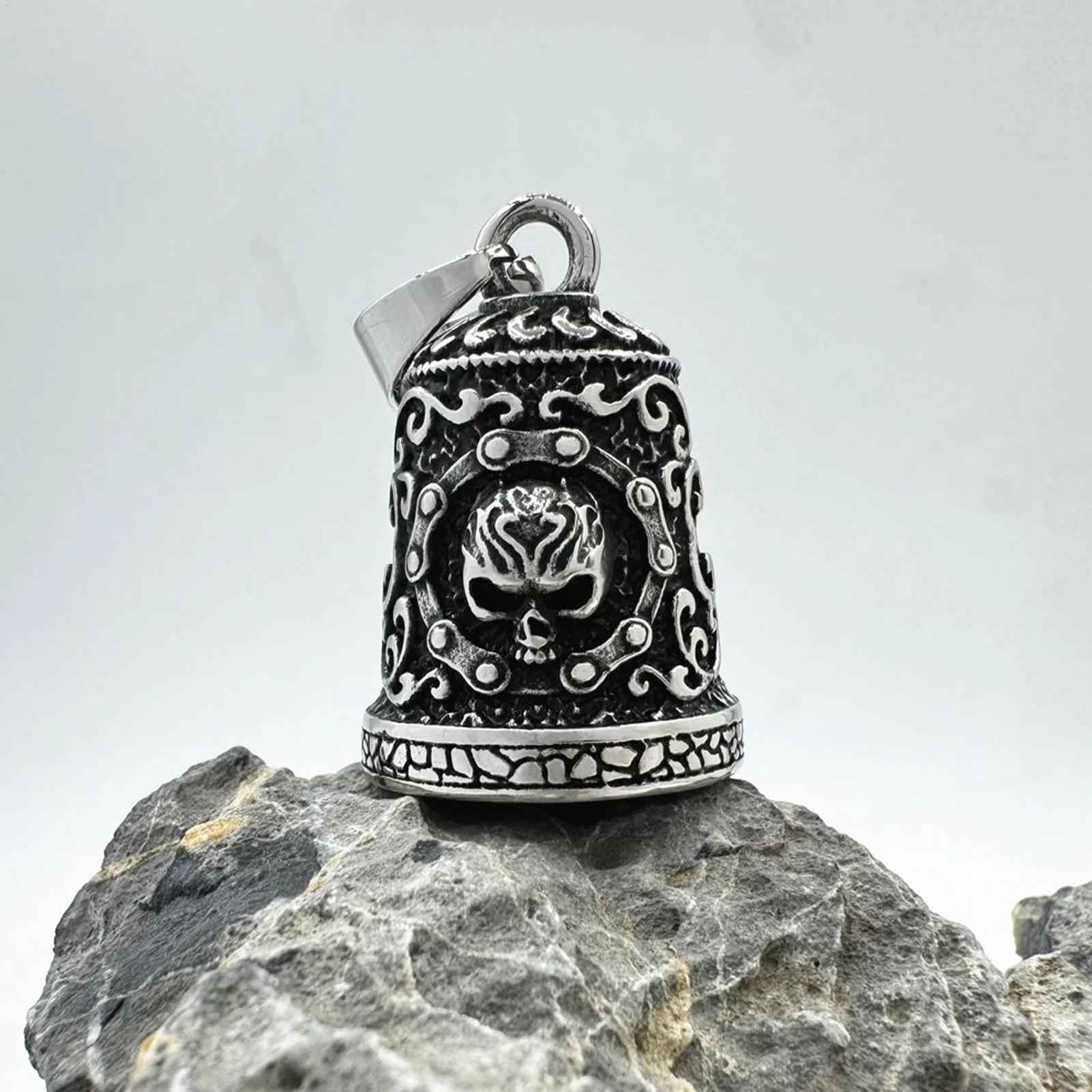 Skull Bell Charm Motorcycle Be - Men'S Accessories Chain ulasan dan harga