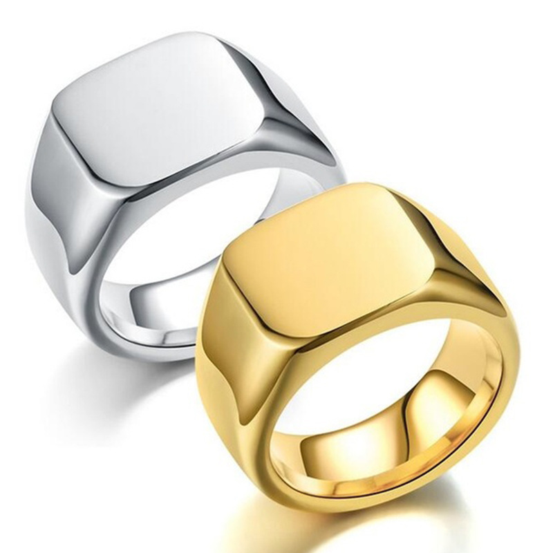 New 2025 Metal Glossy Rings fo - Men'S Accessories Jewelry Sale ulasan dan harga