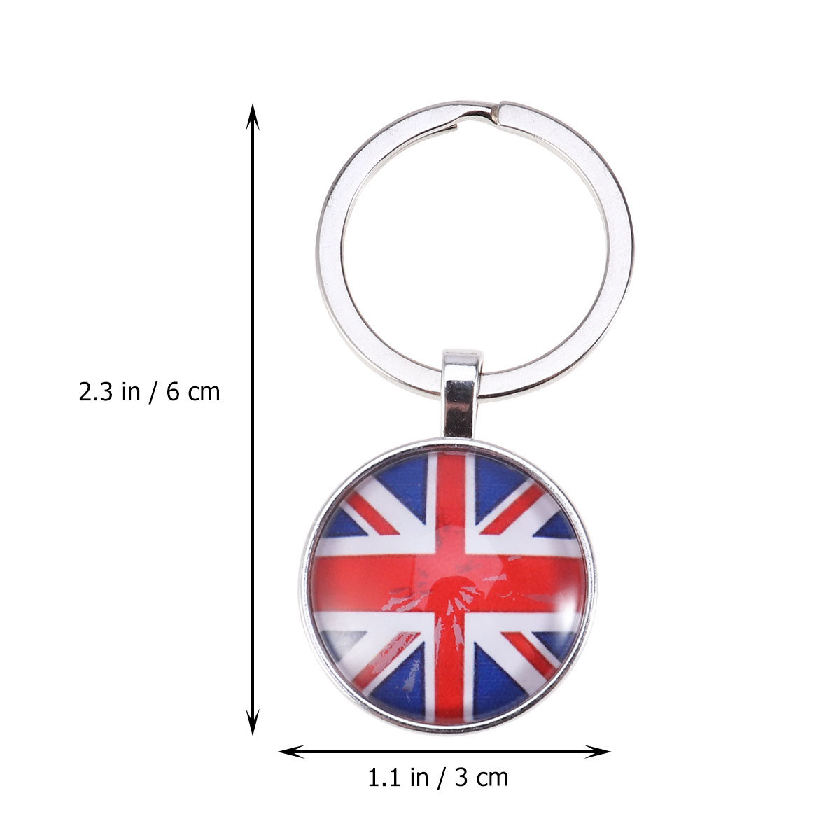 Flag Keychain Men Rings London - Men'S Accessories London ulasan dan harga