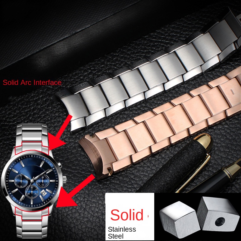 22mm Bracelet For Armani AR244 - Men'S Accessories Armani ulasan dan harga