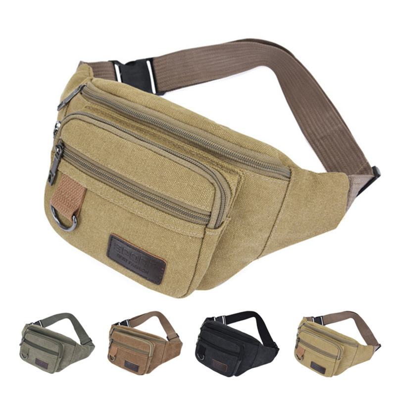 Chest Bag Canvas Waist Bag Wom - Men Accessories For Travel ulasan dan harga
