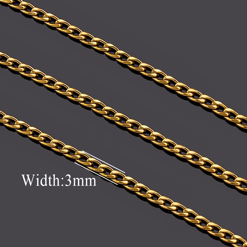 2meter Stainless Steel Lips NK - Men'S Accessories Chain ulasan dan harga