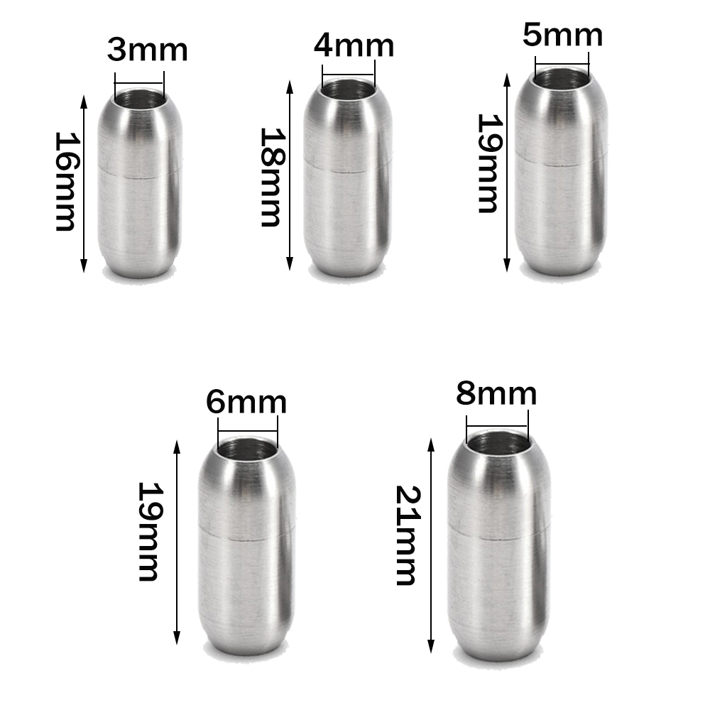 2pcs Stainless Steel Magnetic  - Men'S Accessories Chain ulasan dan harga