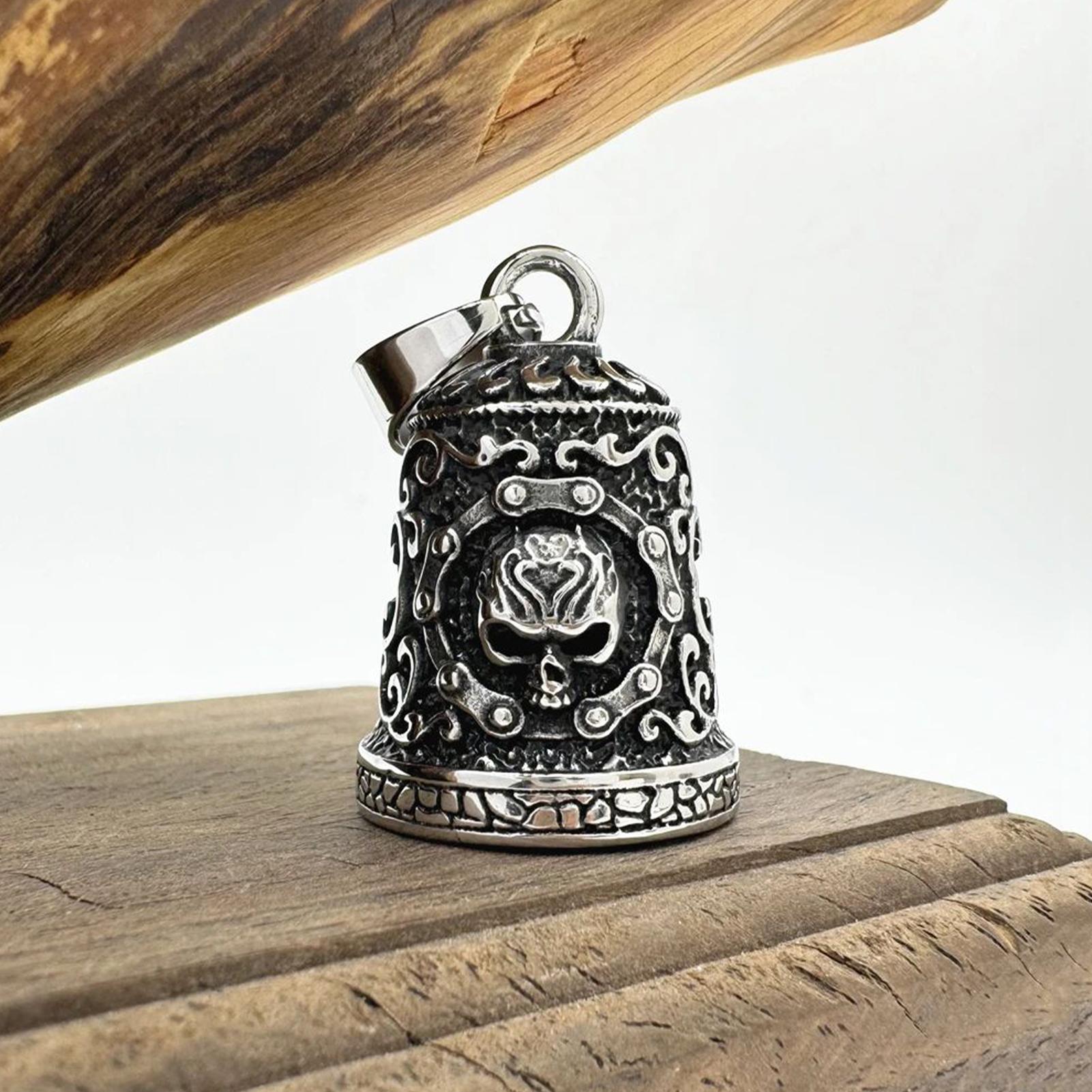 Skull Bell Charm Motorcycle Be - Men'S Accessories Chain ulasan dan harga