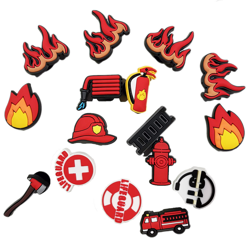 Fireman Shoe Charms for Crocs  - Men'S Accessories Crocs ulasan dan harga