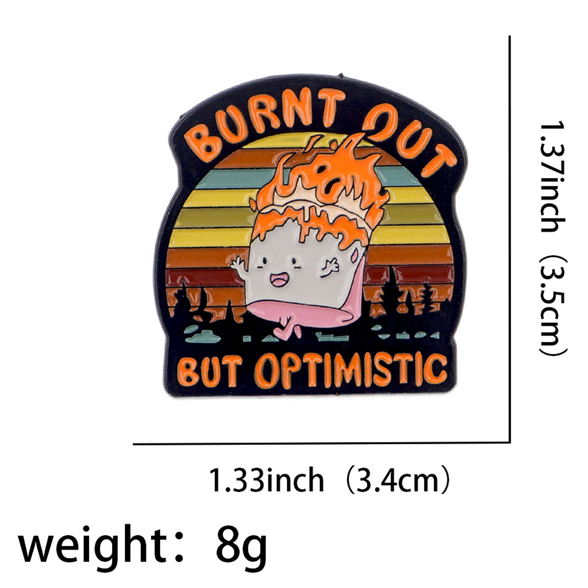 Fire Badges Enamel Pin Brooche - Men Accessories Brooch ulasan dan harga