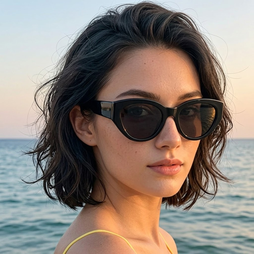 Women Men Classic Cat-Eye Pola - Men Accessories For Travel ulasan dan harga