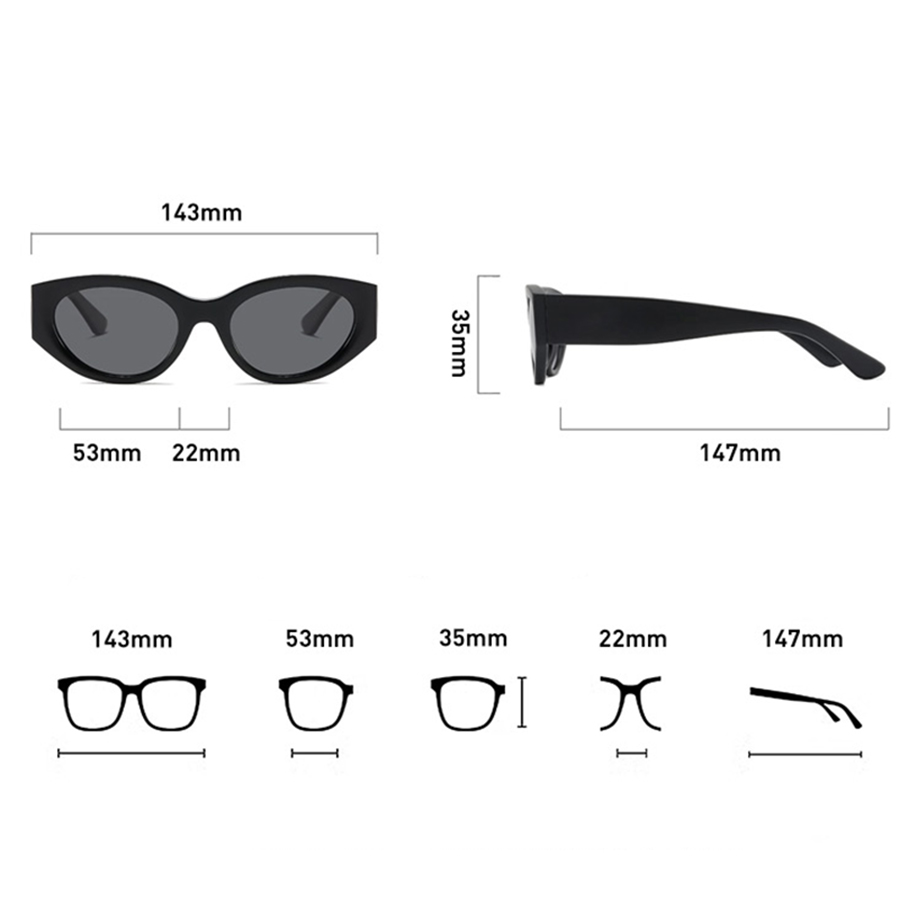 Women Men Classic Cat-Eye Pola - Men Accessories For Travel ulasan dan harga