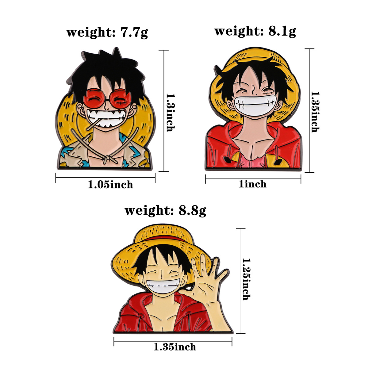 Pirate Adventure Anime Enamel  - Men Accessories Brooch ulasan dan harga