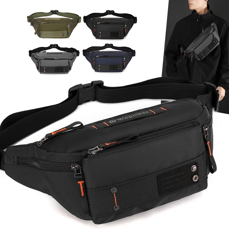 Men Waist Pack Belt Bag Cross  - Men Accessories For Travel ulasan dan harga