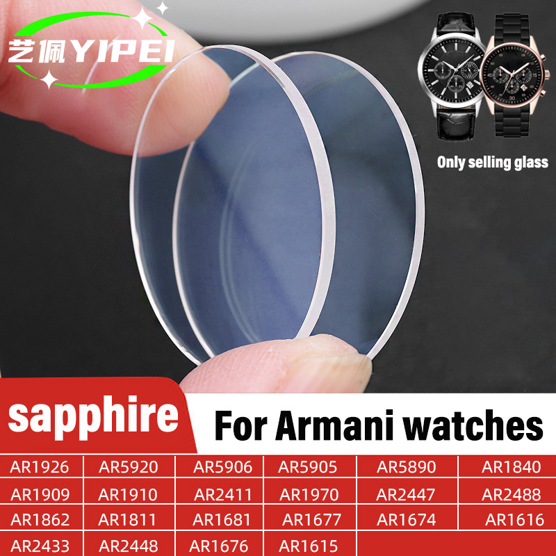 Flat sapphire glass watch crys - Men'S Accessories Armani ulasan dan harga