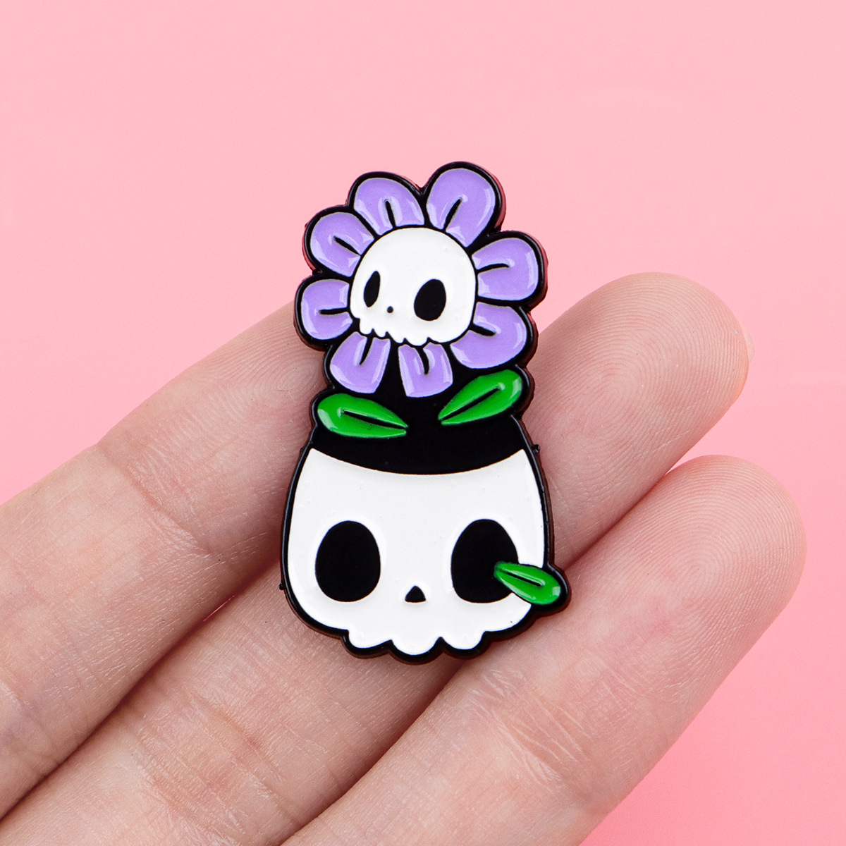 Cartoon Skull Brooch Pin Alloy - Men'S Accessories Jewelry Sale ulasan dan harga