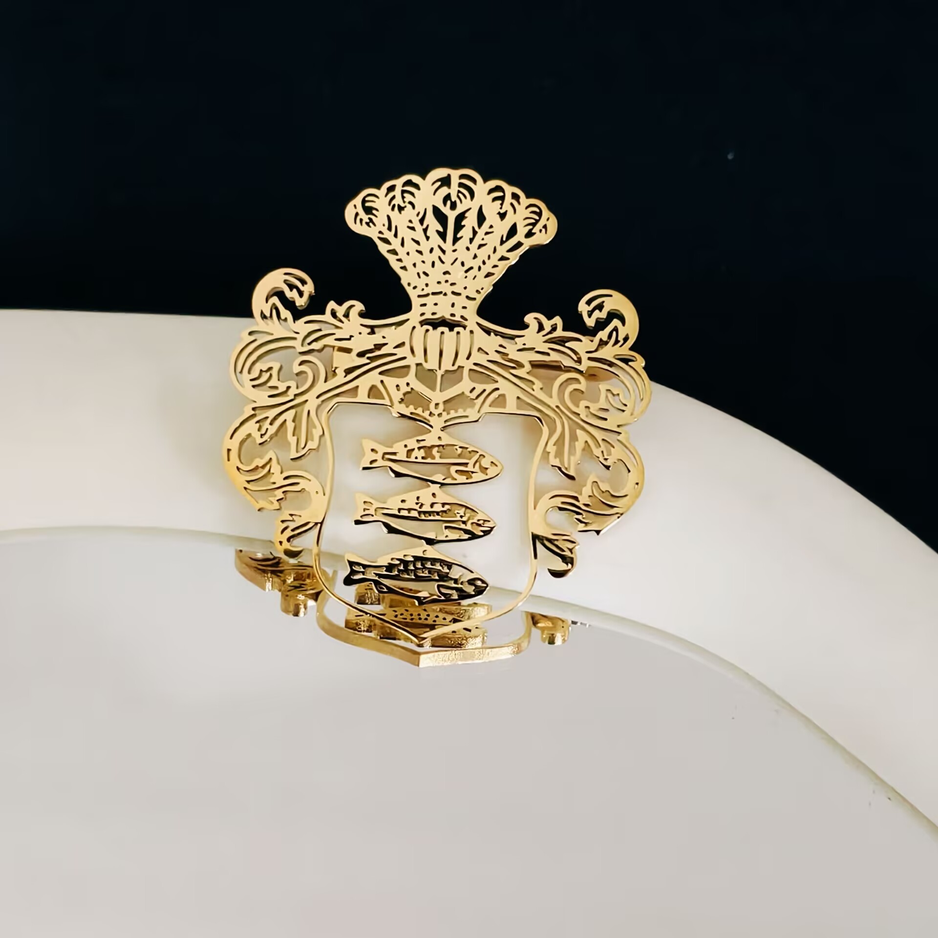Custom Stainless Steel Brooch  - Men Accessories Brooch ulasan dan harga