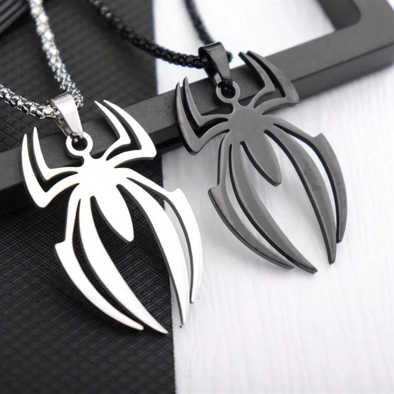 Gothic Spider Shape Necklace S - Men'S Accessories Chain ulasan dan harga