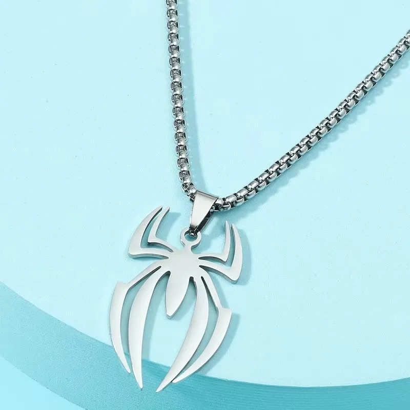 Gothic Spider Shape Necklace S - Men'S Accessories Chain ulasan dan harga