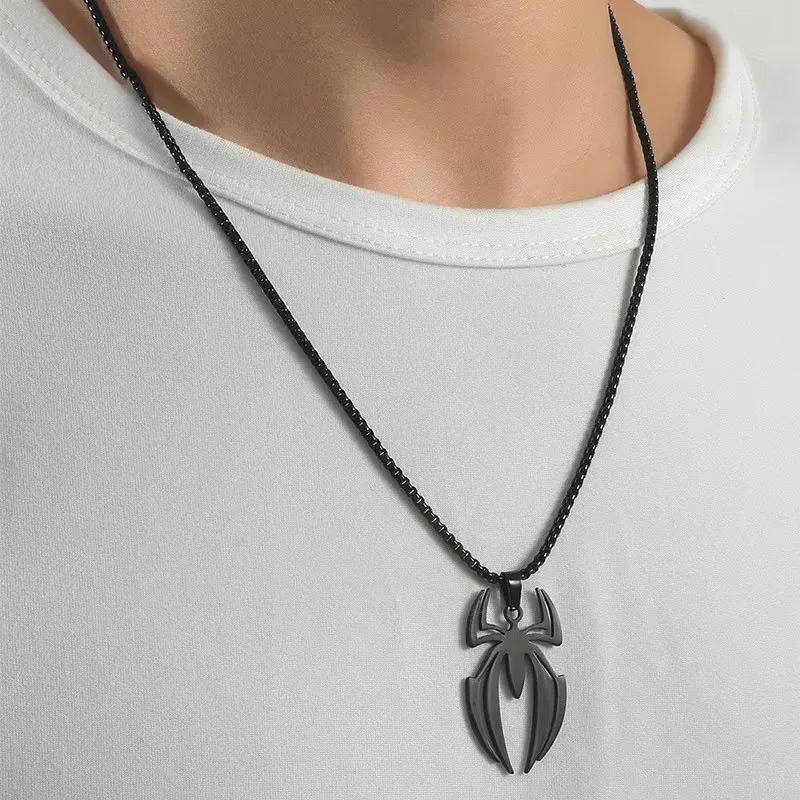 Gothic Spider Shape Necklace S - Men'S Accessories Chain ulasan dan harga