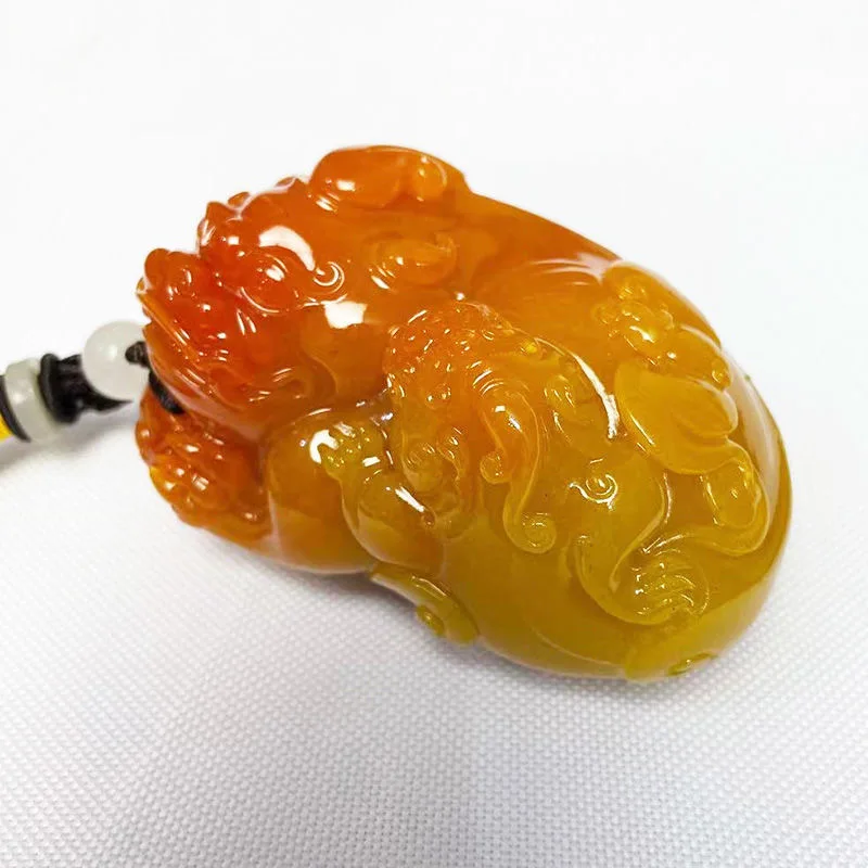 Natural Huang Longyu Pixiu Pen - Men'S Accessories Chain ulasan dan harga