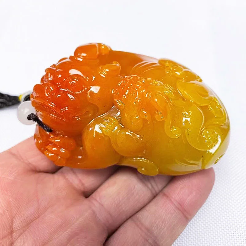 Natural Huang Longyu Pixiu Pen - Men'S Accessories Chain ulasan dan harga